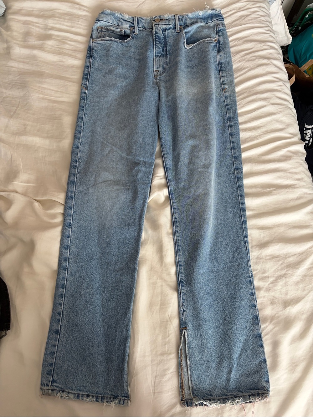 Good American Good Boy Straight Leg Jean - size 10/30